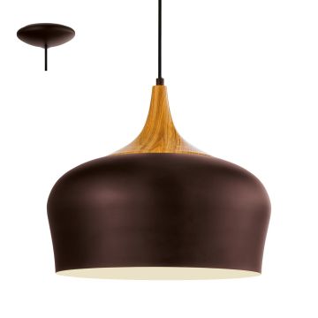Lampă cu pendul OBREGON 95385 1x60W/E27 de la Eglo