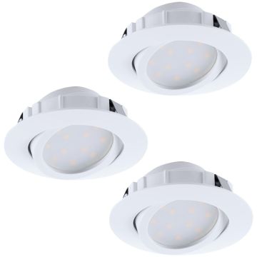 Lumină îngropată deasupra plafonului PINEDA 95857 3x6W/LED 500LM de la Eglo