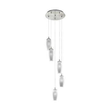 Lampă cu pendul FARSALA 96345 5x2,5W/G9 300LM de la Eglo