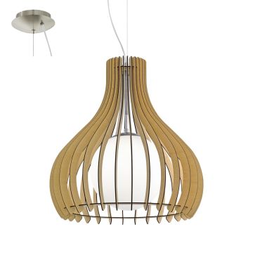 Lampă cu pendul TINDORI 96214 1x60W/E27 de la Eglo