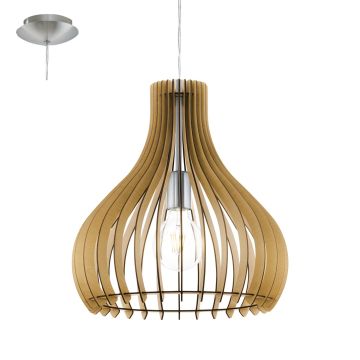 Lampă cu pendul TINDORI 96258 1x60W/E27 de la Eglo