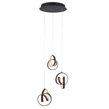 Lampă cu pendul COSMA 97623 3000K 3x14.16W/LED 1380LM IP20 de la Endon