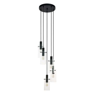 Lampă cu pendul MONTEFINO 97368 5x60W/E27 de la Eglo