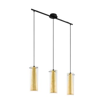Lampă cu pendul PINTO GOLD 97652 3x60W/E27 de la Eglo