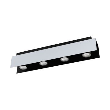 Lumină montată pe suprafață VISERBA 97397 4x5W/GU10 de la Eglo