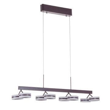 Lampă cu pendul METIS AD16002-8A COFFEE 8x4,8W/LED IP20 de la Italux