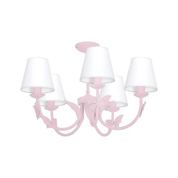 Candelabru ALICE PINK MLP964 5x60W/E14 de la Milagro