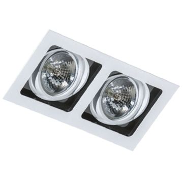Lumină îngropată deasupra plafonului SISTO AZ1447 2x50W/GU10/ES111 de la AZzardo