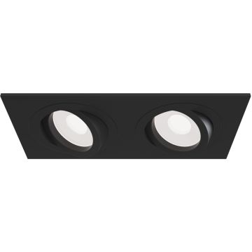 Lumină îngropată deasupra plafonului ATOM DL024-2-02B 2x50W/GU10 IP20 de la Maytoni