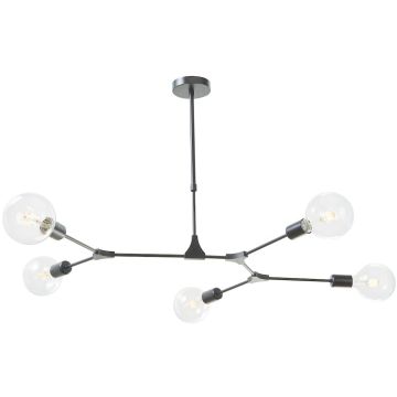 Lampă cu pendul EUPHEMIA EUP0539 5x60W/E27 de la Dar Lighting