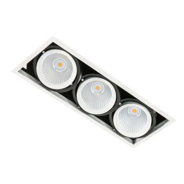 Lumină îngropată deasupra plafonului VERTICO GL7108-3/3X18W 3000K WH+BL 3x18W/LED 4200LM IP20 de la Italux