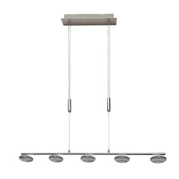 Lampă cu pendul MARLEY HD-352ML-05-9051B CH 5x5W/LED de la Italux