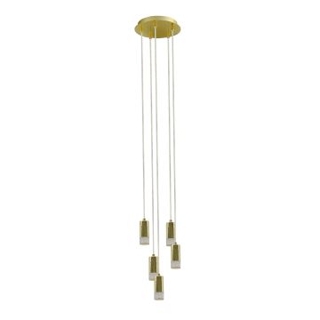 Lampă cu pendul MENTIN HD443N-05-8144 NN BB 5x5W/LED de la Italux