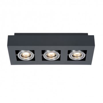 Lumină montată pe suprafață CASEMIRO IT8002S3-BK/AL 3x50W/GU10 de la Italux