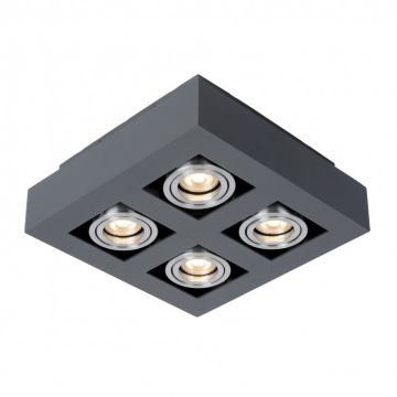 Lumină montată pe suprafață CASEMIRO IT8002S4-BK/AL 4x50W/GU10 de la Italux
