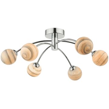 Lampă de tavan IZZY IZZ0650-07 6x40W/G9 de la Dar Lighting
