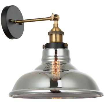 Aplique de perete HUBERT MBM-2381-1-GD+SG 1x40W/E27 IP20 de la Italux