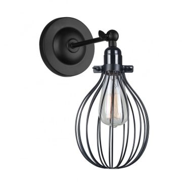 Aplique de perete LESTO MBM-2676/1 BK 1x40W/E27 de la Italux