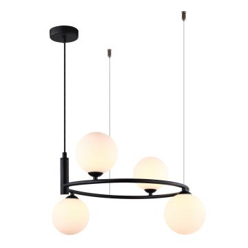 Lampă cu pendul AMILY MDM-3974/4 BK 4x25W/G9 IP20 de la Italux