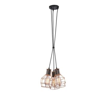 Lampă cu pendul CARRON 3 AZ1660 3x60W/E27 IP20 de la AZzardo