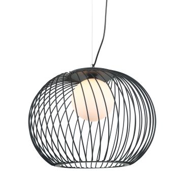 Lampă cu pendul CLARISA MDM-3842-1 BK 1x40W/E27 IP20 de la Italux