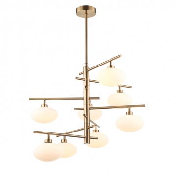 Candelabru FIORENZO MDM3661-8 BRO+W 8x25W/G9 de la Italux