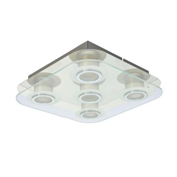 Lustră de tavan FLAVIO MD14088-05F CH 5x5,5W/LED de la Italux
