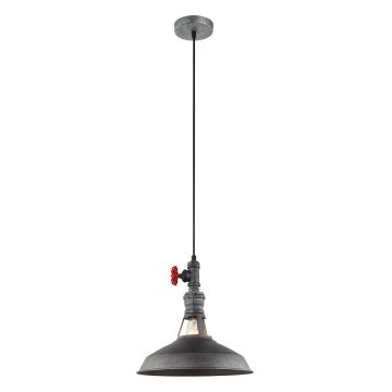 Lampă cu pendul GARIBALDO MDM-2781_1 GR_BK 1x60W/E27 IP20 de la Italux