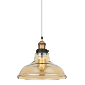 Lampă cu pendul HUBERT MDM-2381/1 GD+AMB 1x40W/E27 de la Italux