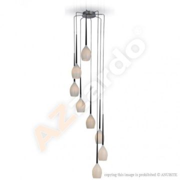 Lampă cu pendul IZZA AZ0160 8x50W/E14 IP20 de la AZzardo
