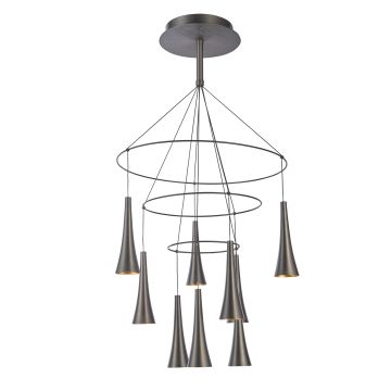Lampă cu pendul LUCA MD16115-9A 9x45W/LED IP20 de la Italux