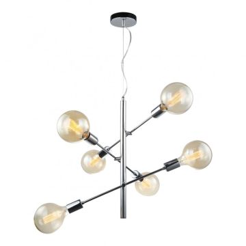 Candelabru MADALYN MDM3582/6 CH 6x40W/E27 de la Italux
