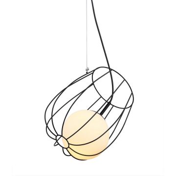 Lampă cu pendul MELISA MDM-3943/1 BK 1x40W/E27 IP20 de la Italux
