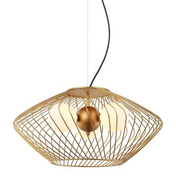 Lampă cu pendul ZENO MDM-3845-3 GD 3x25W/G9 IP20 de la Italux