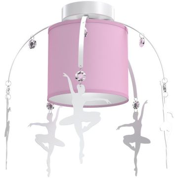 Lampă de tavan BALETNICA PINK MLP4972 1x60W/E27 IP20 de la Milagro