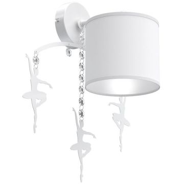 Aplique de perete BALETNICA WHITE MLP4966 1x60W/E27 IP20 de la Milagro