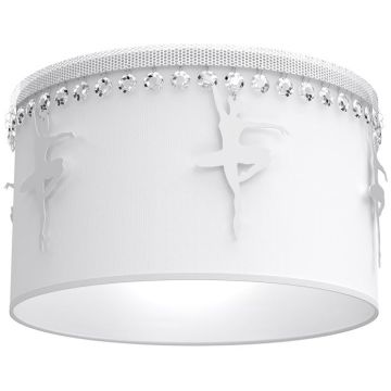 Lampă de tavan BALETNICA WHITE MLP4970 1x60W/E27 IP20 de la Milagro