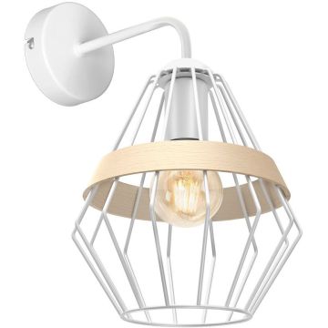 Aplique de perete CLIFF WHITE MLP5517 1x60W/E27 IP20 de la Milagro