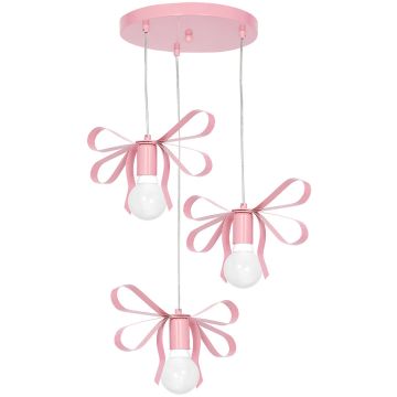 Lampă cu pendul EMMA PINK MLP1040 3x60W/E27 IP20 de la Milagro