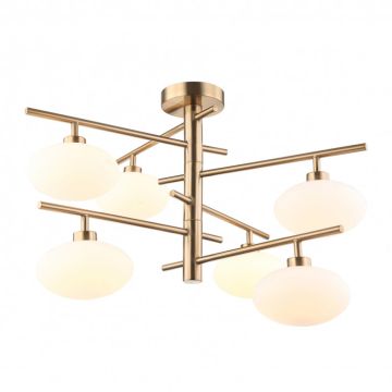 Lampă de tavan FIORENZO MXM3661-6 BRO+W 6x25W/G9 de la Italux
