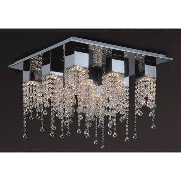 Lustră de tavan LARIX MX93708-9B 9x35W/GU10 de la Italux