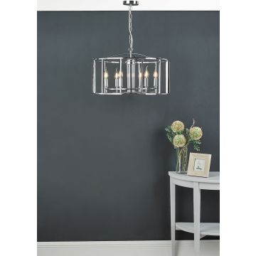 Lampă cu pendul MYKA MYK0650 6x40W/E14 de la Dar Lighting