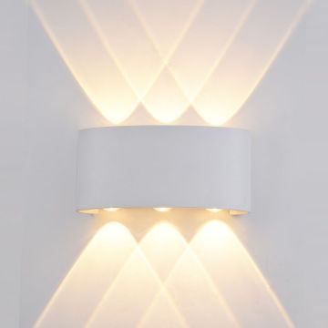 Aplique de perete ORTELO OWL-451-3-WH 3000K 6x6W/LED 550LM IP54 de la Italux