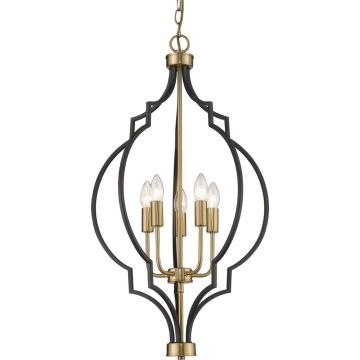 Candelabru NASHVILLE P05186BK AU 4x40W/E14 IP20 de la Cosmolight