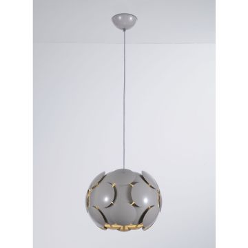 Lampă cu pendul SANTINA GREY P0317-01S-U1GM 1x26W/E27 de la Italux