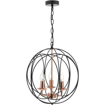 Lampă cu pendul PHOENIX PHO0322 3x40W/E14 IP20 de la Dar Lighting