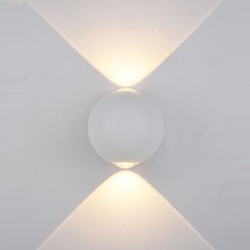 Aplique de perete CARSOLI PL-308W 2x4W/LED 140LM IP54 de la Italux