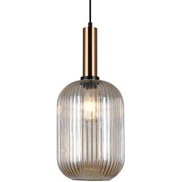 Lampă cu pendul ANTIOLA PND-5588-1L-BRO+AMB 1x40W/E27 IP20 de la Italux
