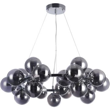 Lampă cu pendul CABELLA PND-5252-25-CH+SMK 25x28W/G9 IP20 de la Italux