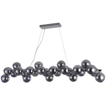 Lampă cu pendul CABELLA PND-5252-A-25-CH+SMK 25x28W/G9 IP20 de la Italux